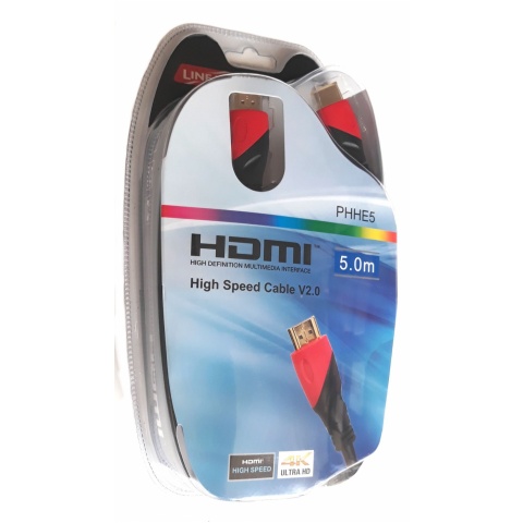 Przewód HDMI-HDMI LINEAR PHHE5: HQ V2.0 - 5,0m 