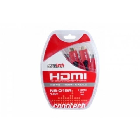 Przewód HDMI- HDMI V2.0 NS-015 1,5m 4K blister 