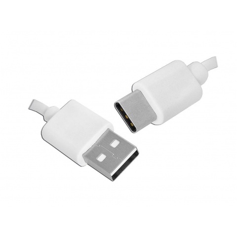 PRZEWÓD USB A-wtyk/wtyk C 1m biały 