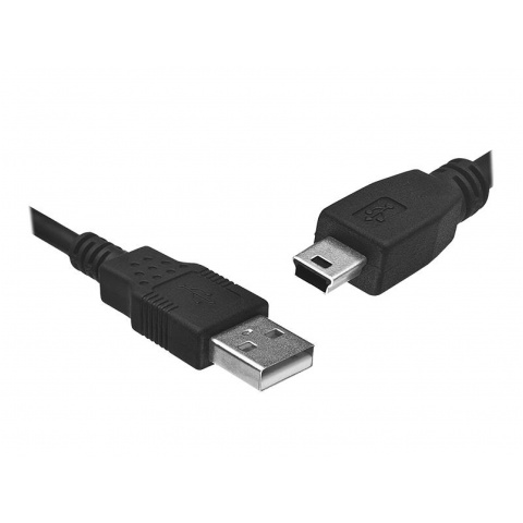 PRZEWÓD USB A- wtyk/wtyk mini USB 1m - 1,5m 