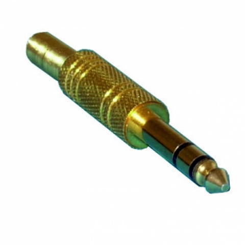 WTYK JACK 6,3mm STEREO GOLD 